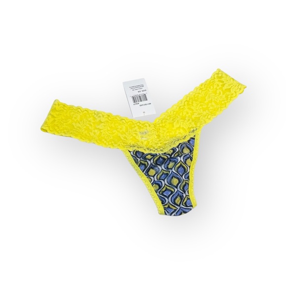 new Hanky Panky ☮︎︎ Iconic Low Rise Lace Thong ☮︎︎ Ashram Geo Print ☮︎︎ XS S M L - Picture 4 of 15